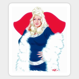 Mae West - An illustration by Paul Cemmick Magnet